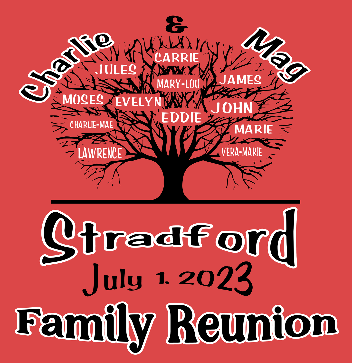 Stradford Family Reunion Tee Adult