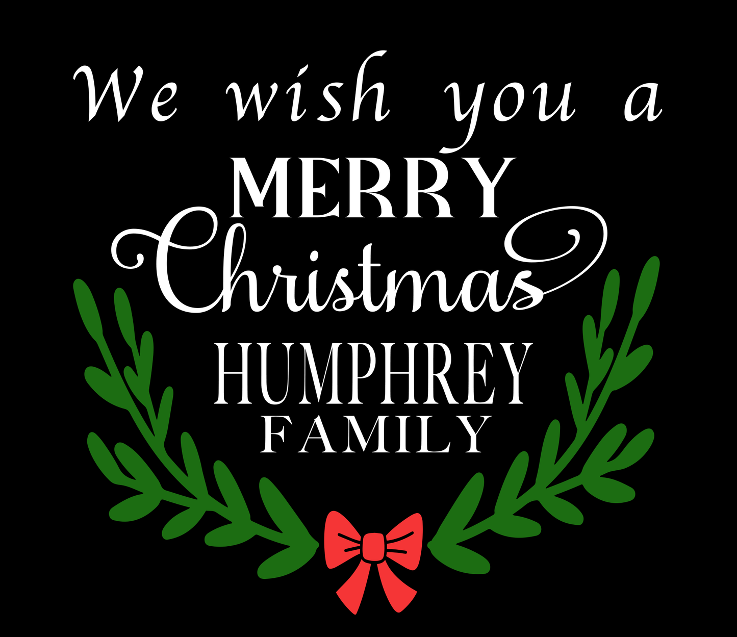 WE WISH YOU A MERRY CHRISTMAS TEE SHIRTS