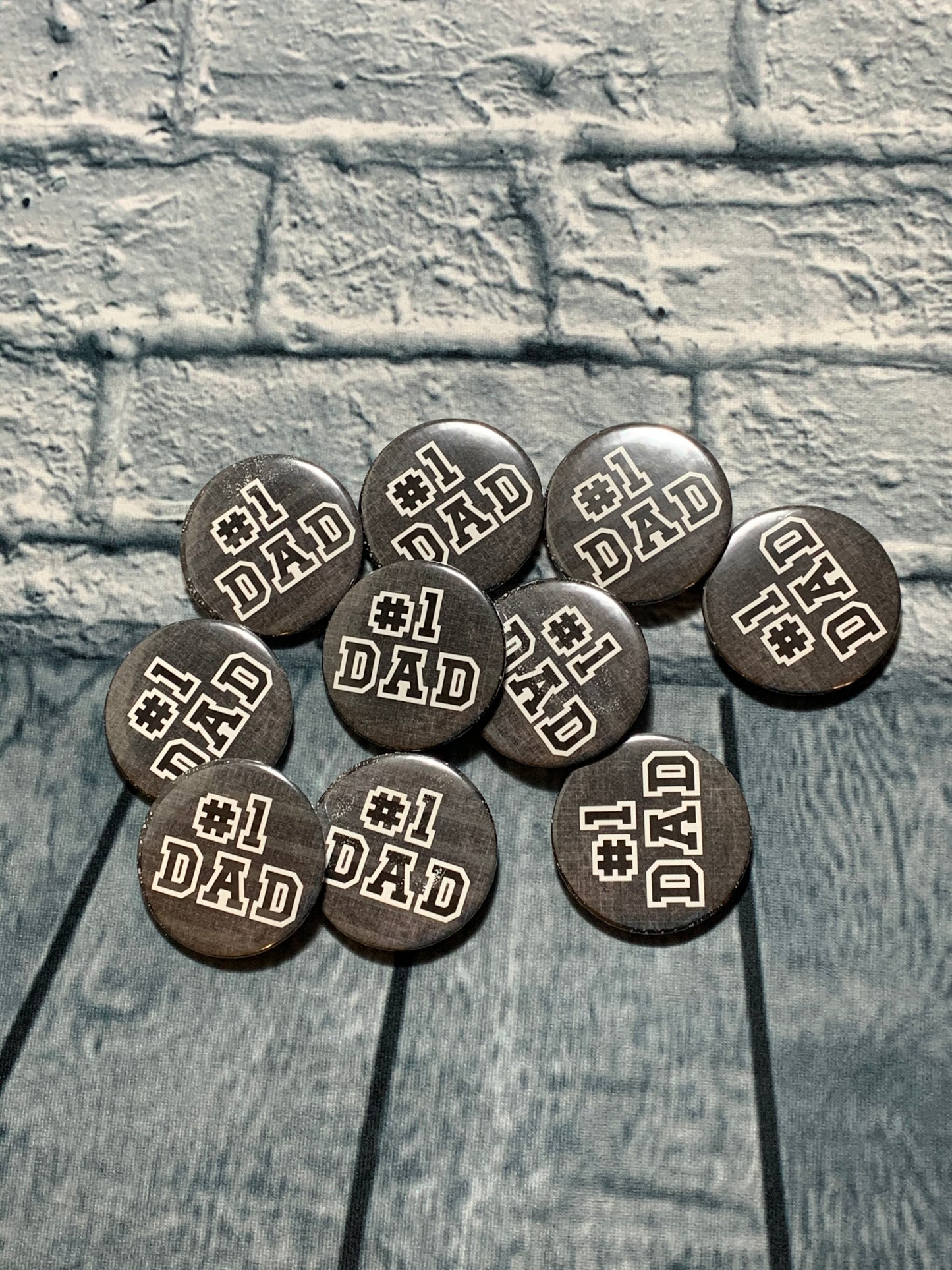 #1 DAD BUTTONS