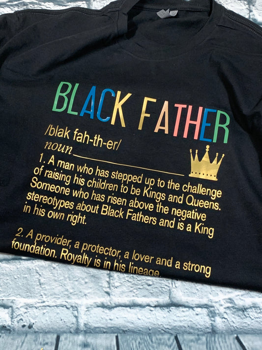 Black Father Definition Shirt