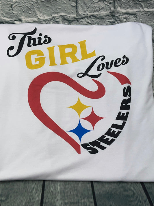 This Girl Loves Steelers Tee